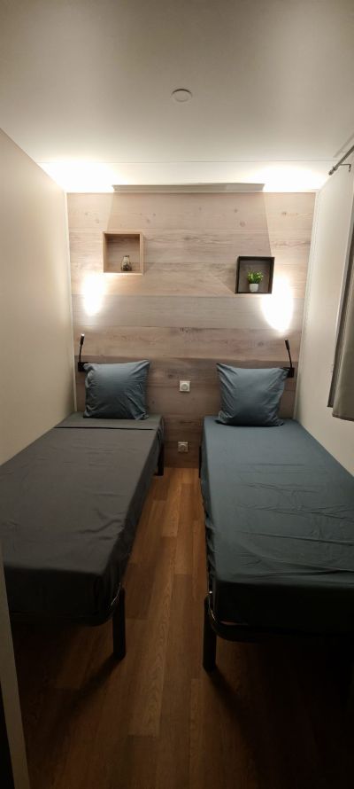 Chambre double n°1 2 lits 80x190, mémoire de forme