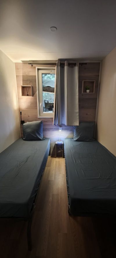 Chambre double n°2 2 lits 80x190, mémoire de forme