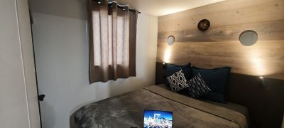 Chambre Duo, lit 160x200 confort, oreillers généreux
