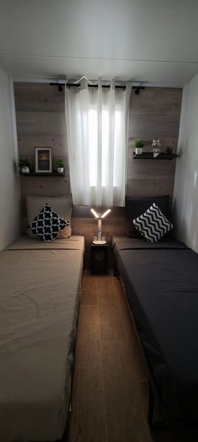 Chambre double n°2 2 lits 80x190